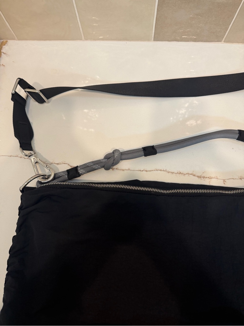 lululemon athletica Black Convertible Crossbody Tote - Picture 3 of 4